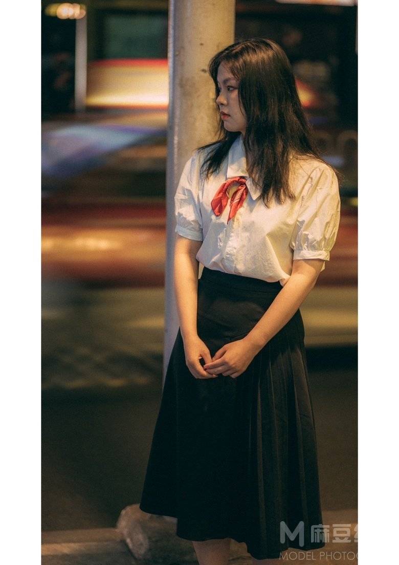 夜景模特