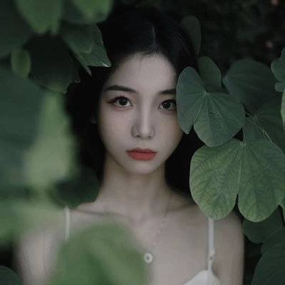 黑白模特