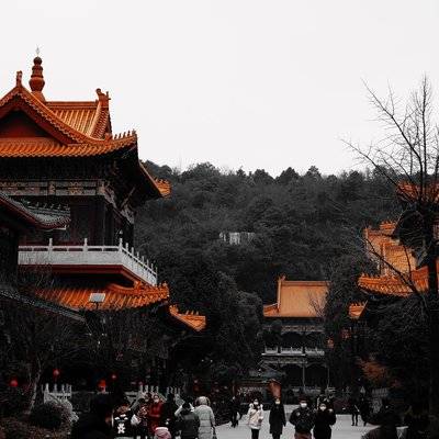 黑白模特