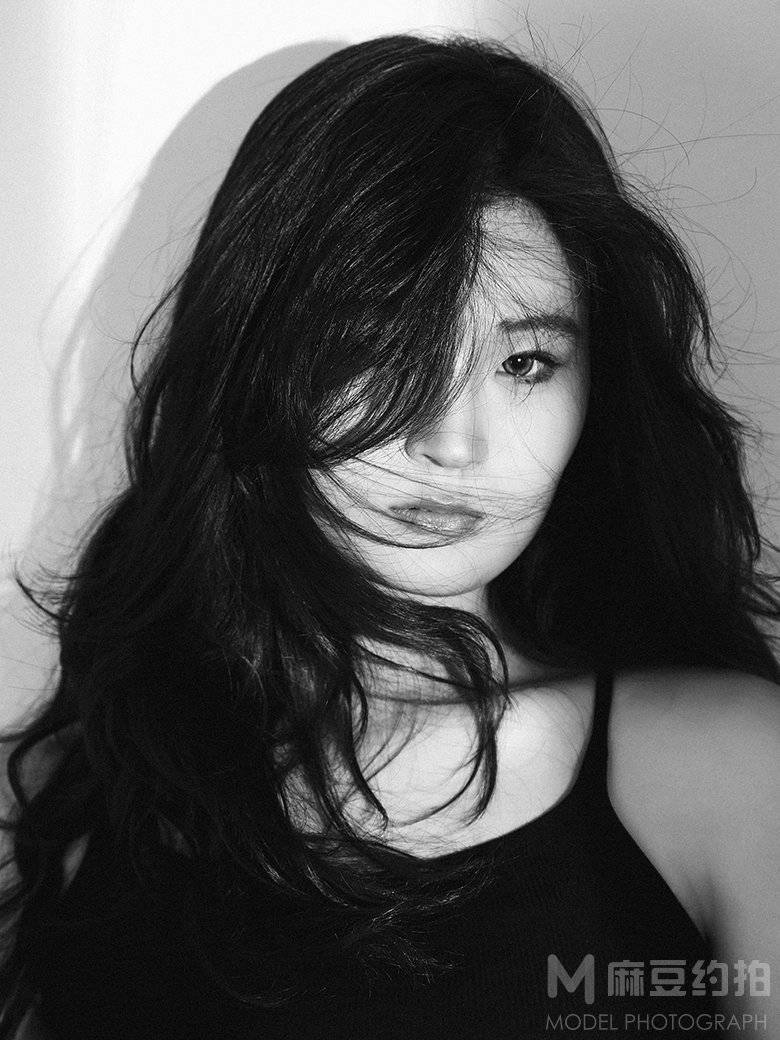 黑白模特