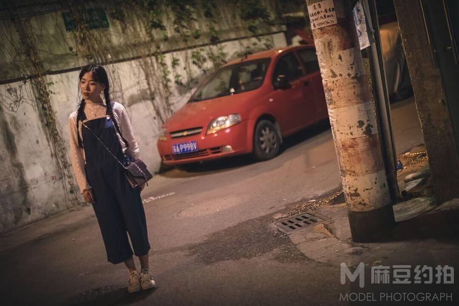 夜景模特