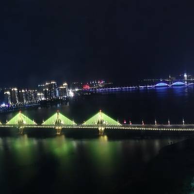 夜景模特