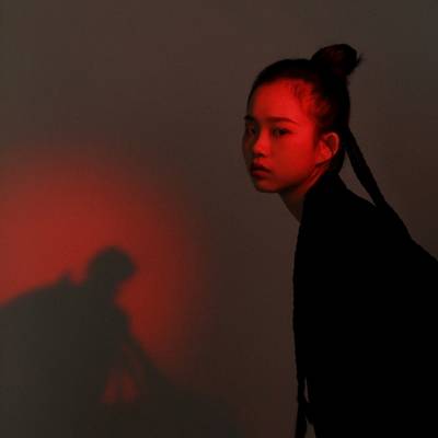 黑白模特