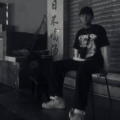 黑白模特
