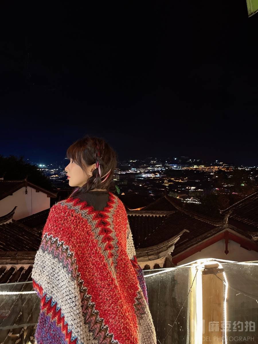 夜景模特