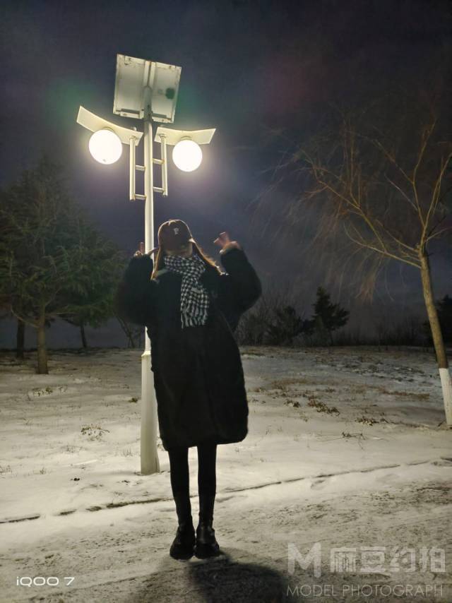 夜景模特