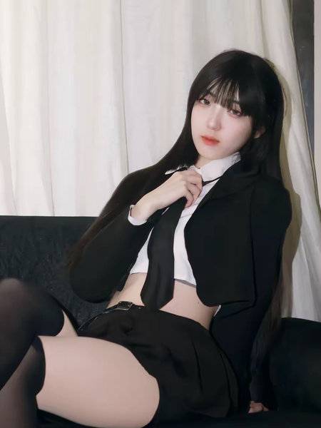 黑白模特