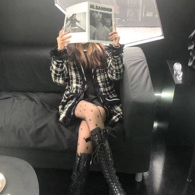 黑白模特