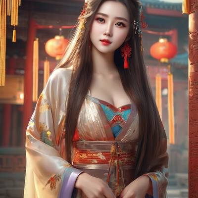 汉服模特