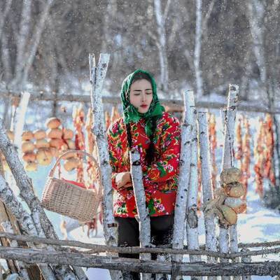 森系模特