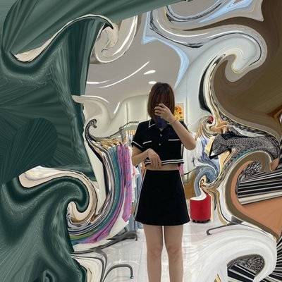 黑白模特