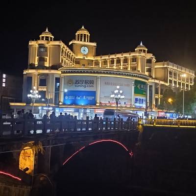 夜景模特