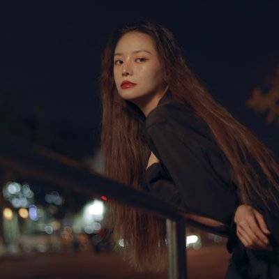 夜景模特