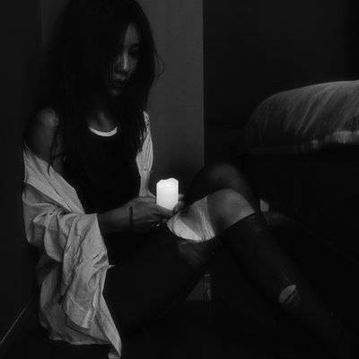 黑白模特