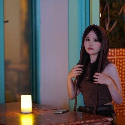 夜景模特