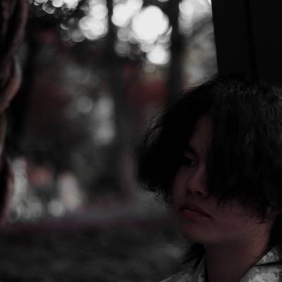 黑白模特
