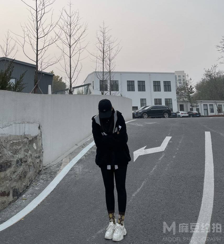 黑白模特