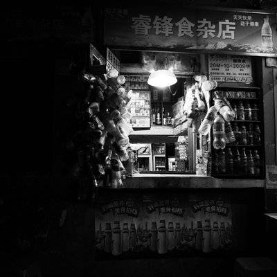 黑白模特