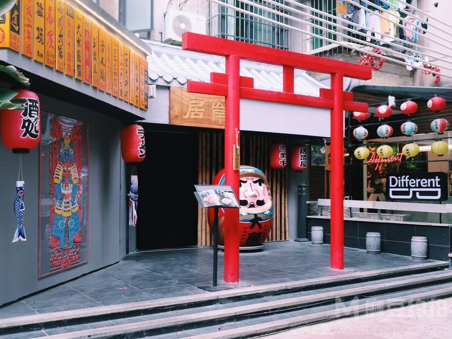 夜景模特