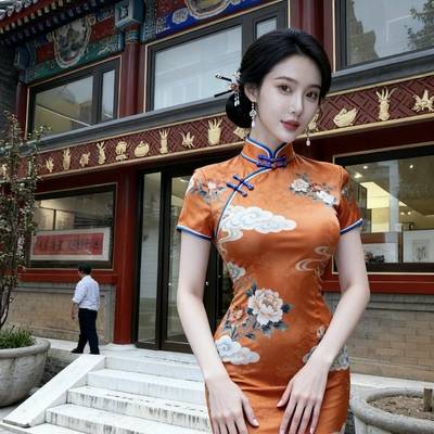 旗袍模特