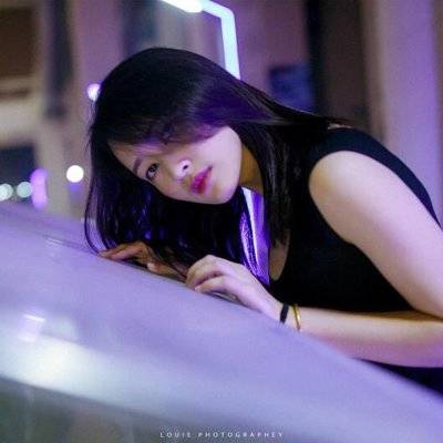 夜景模特