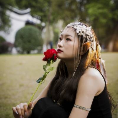 森系模特