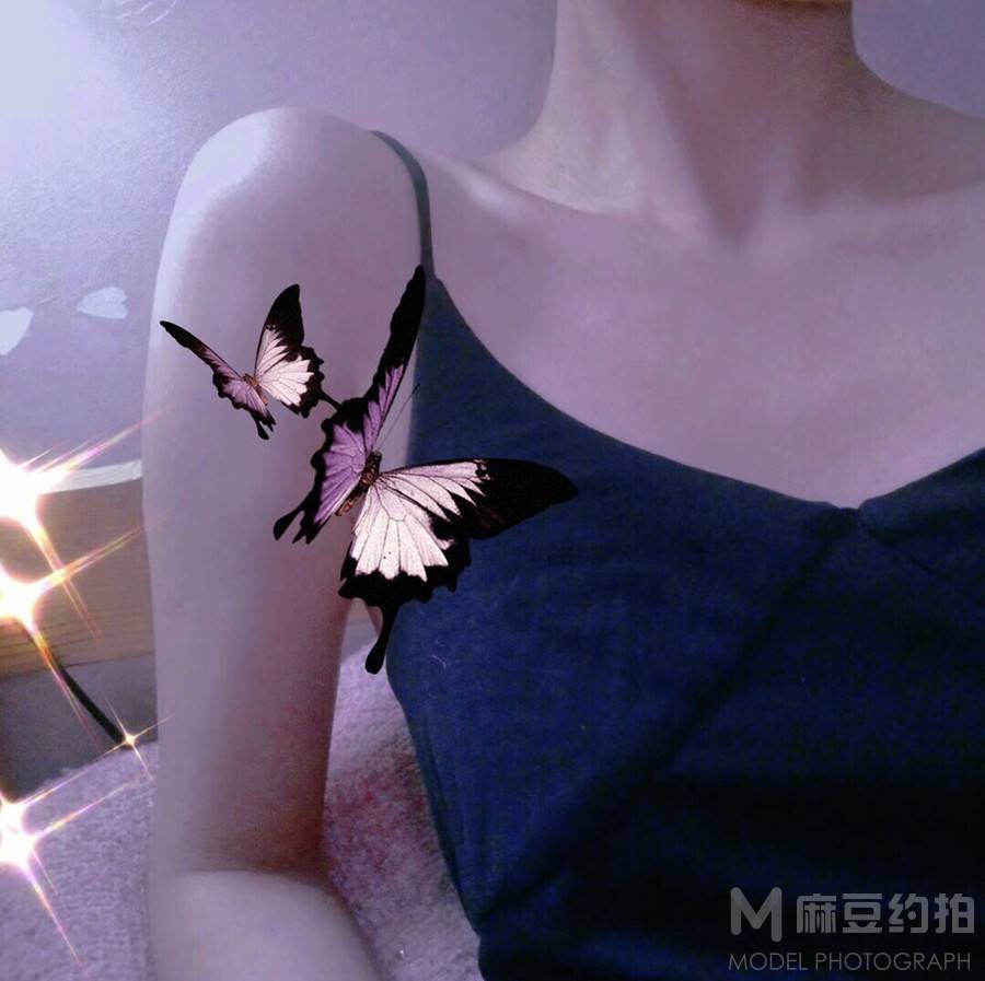 夜景模特