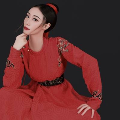汉服模特