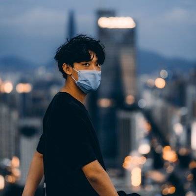 夜景模特