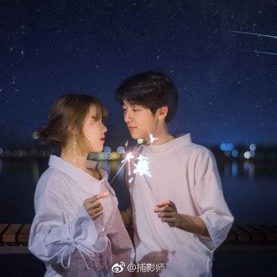 夜景模特