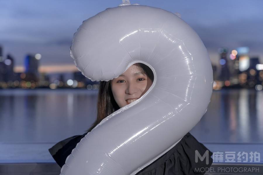 夜景模特