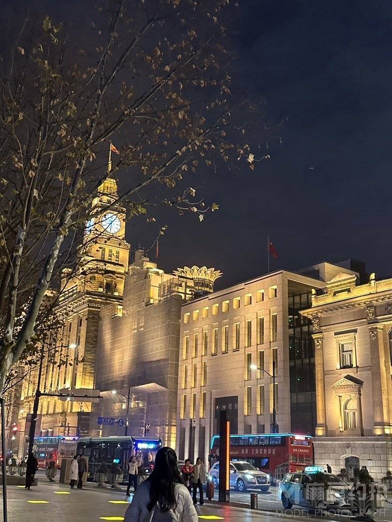夜景模特