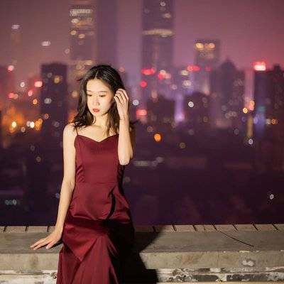 夜景模特