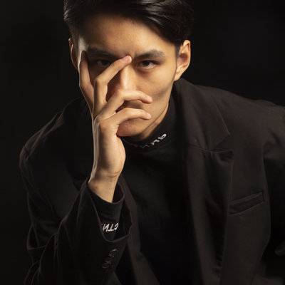 黑白模特