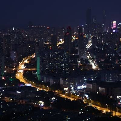 夜景模特