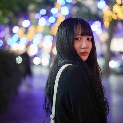 夜景模特