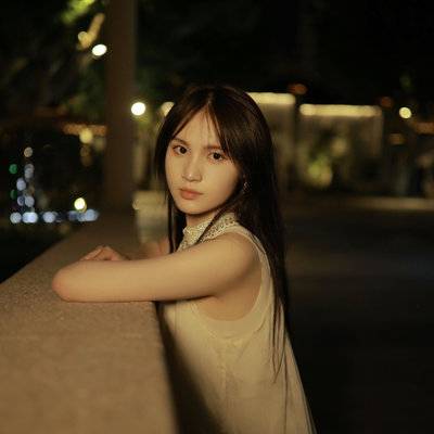 夜景模特