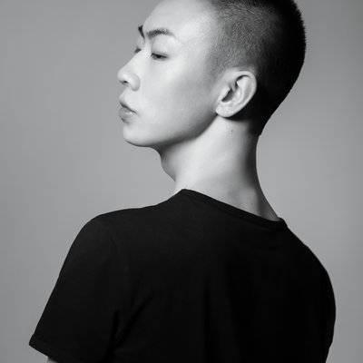 黑白模特