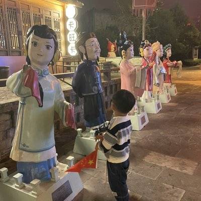 夜景模特