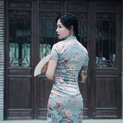 旗袍模特