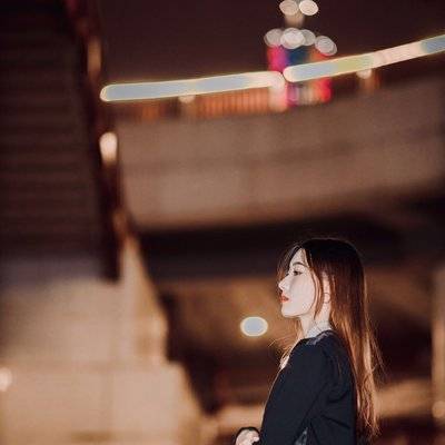 夜景模特