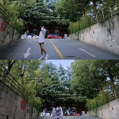 黑白模特