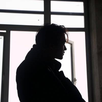 黑白模特