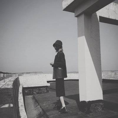 黑白模特