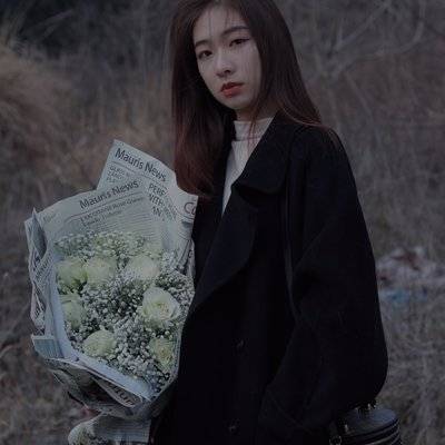 黑白模特