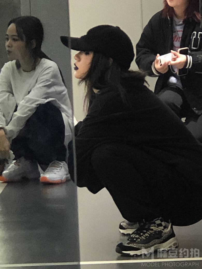夜景模特