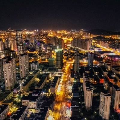 夜景模特