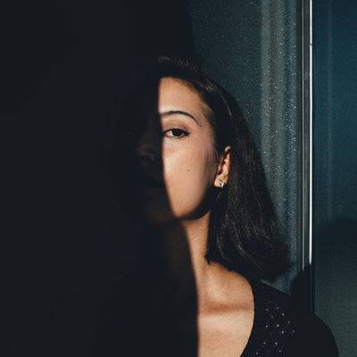 黑白模特