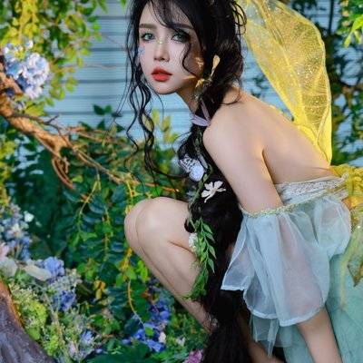 黑白模特