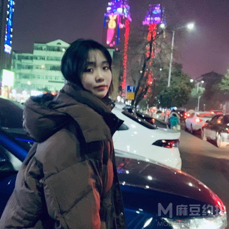 夜景模特
